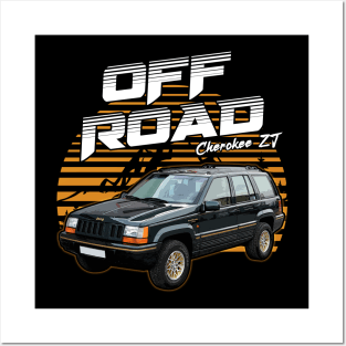 Jeep Grand Cherokee ZJ series jeep car offroad name Posters and Art